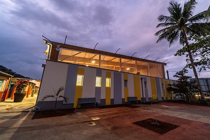 Plateau couvert du collège K1 de Kawéni - Commune de Mamoudzou