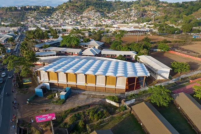 AMA - Plateau couvert du collège K1 de Kawéni - Commune de Mamoudzou